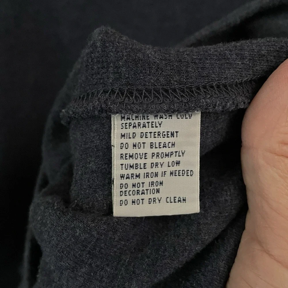Y2K Polo Ralph Lauren Men's XL Navy Shawl Collar Sweater Elbow Patch 100% Cotton